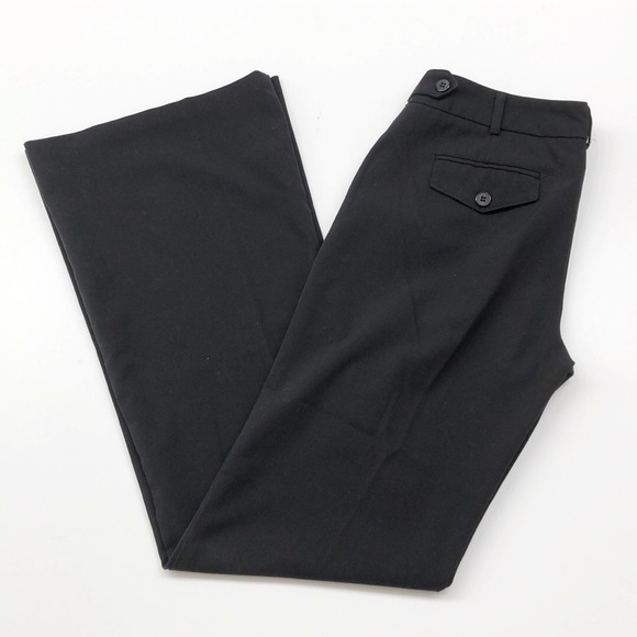 Joe Benbasset Pants - Joe Benbasset black wide leg trousers